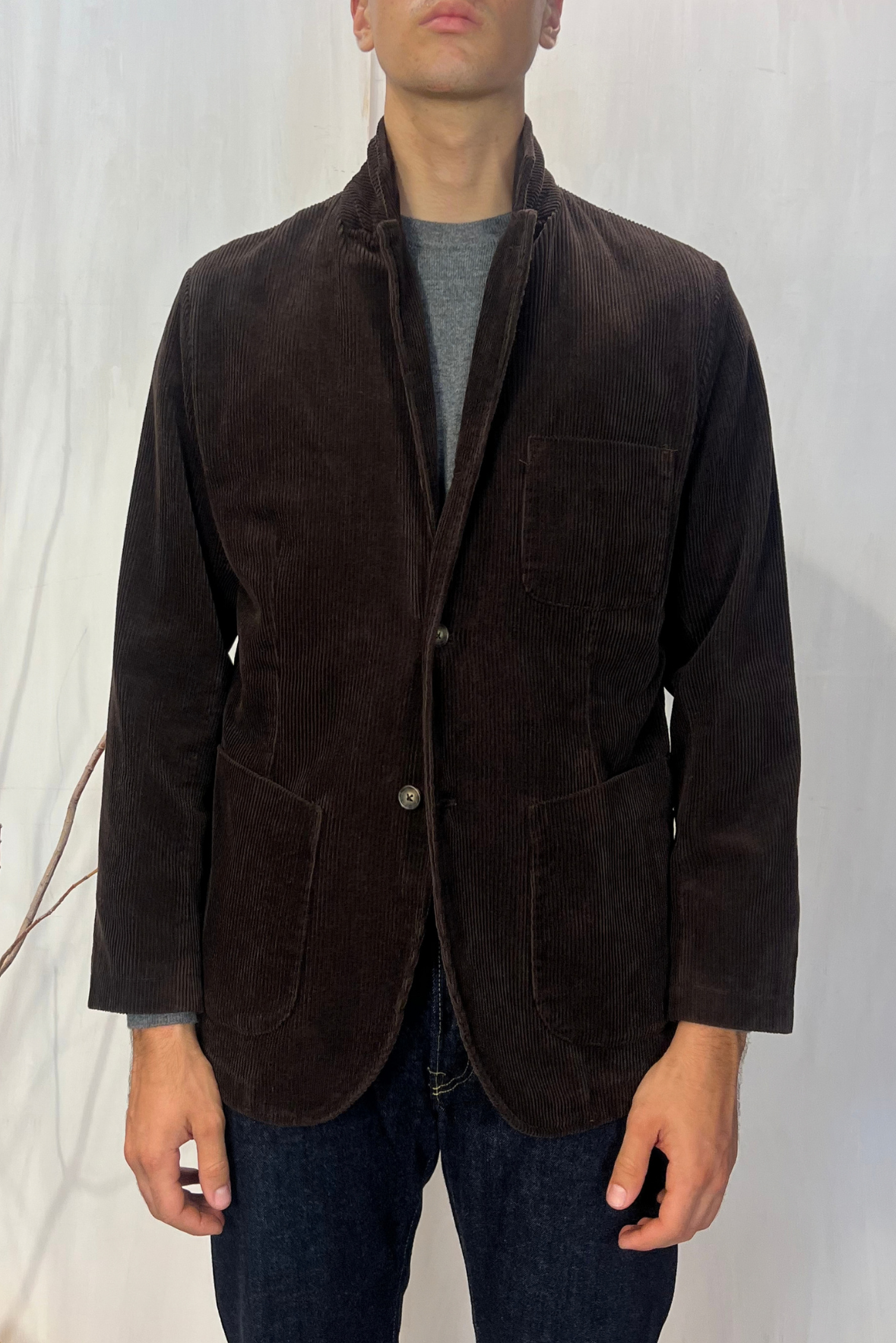 Blazer in velluto a costine