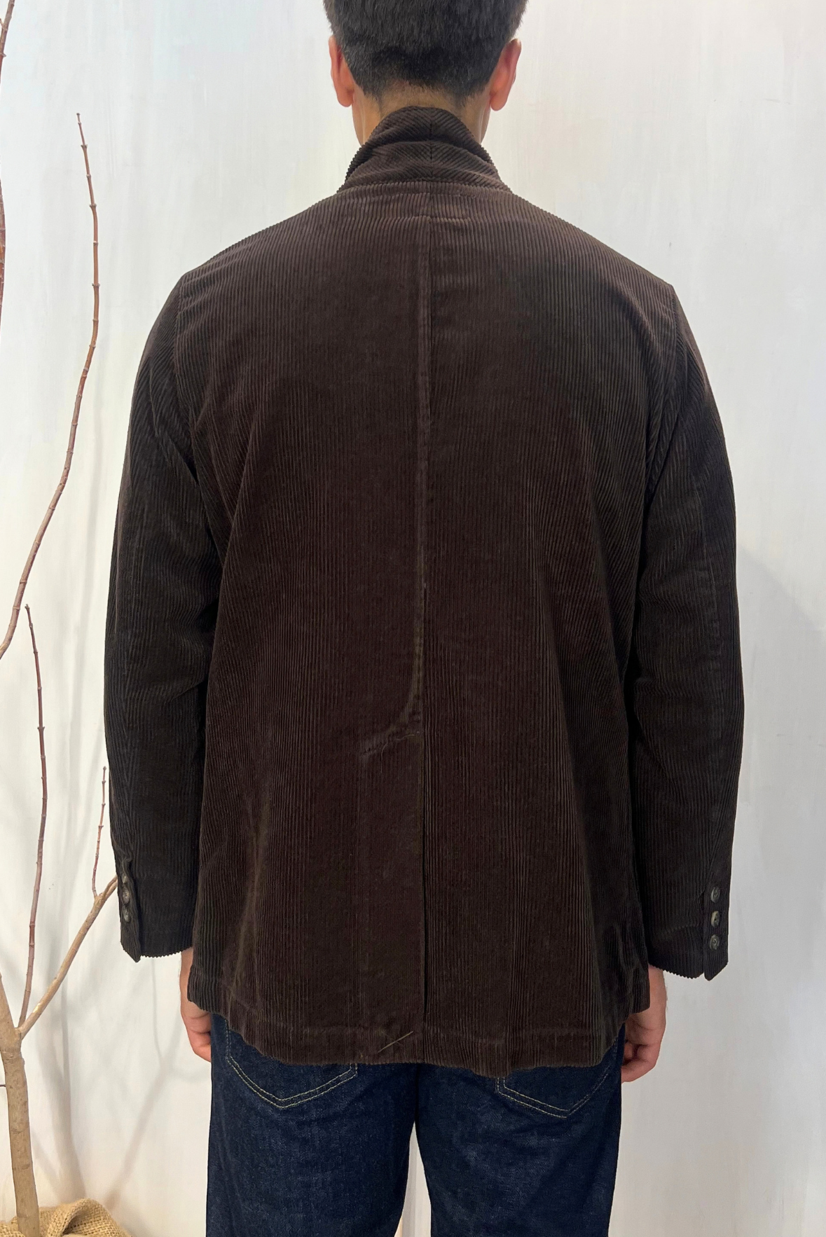 Blazer in velluto a costine