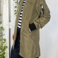 Bomber lungo nylon