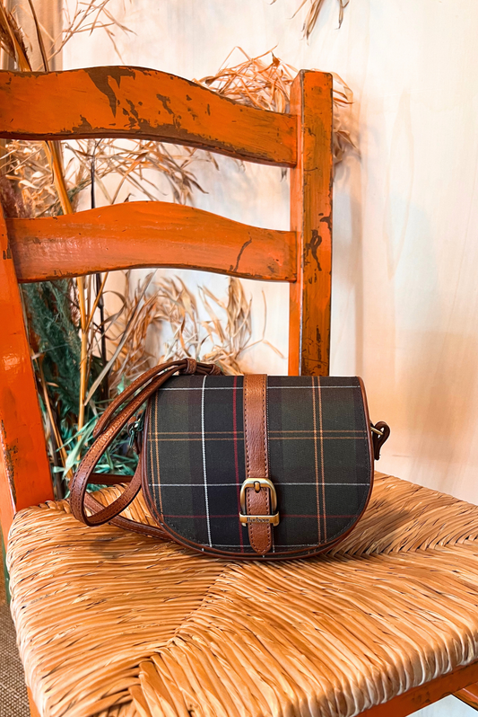 Borsa tracolla tartan