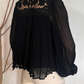 Blusa in voile con pizzo