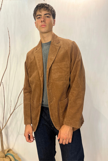 Blazer in velluto a costine