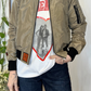 Bomber corto nylon