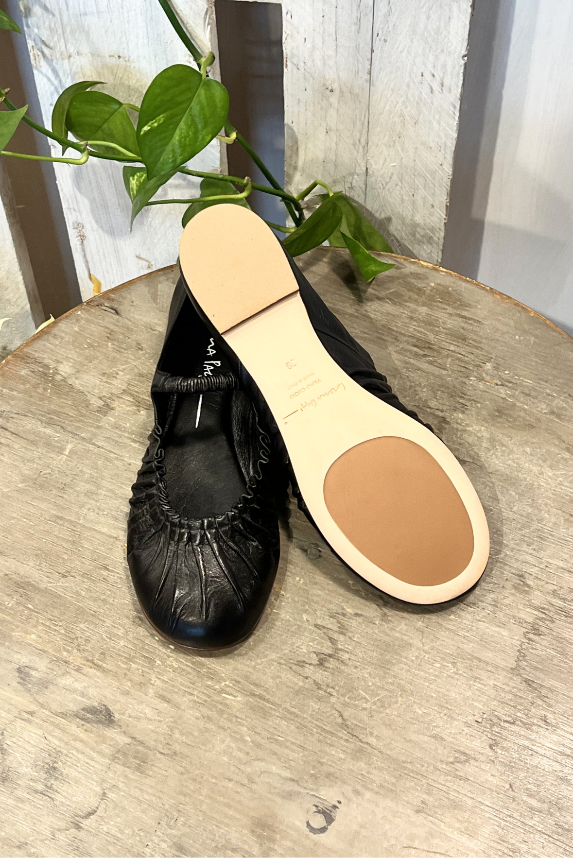 Ballerina in pelle