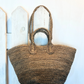 Shopping trapezio in rafia