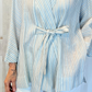 Camicia kimono in lino