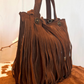 Mini shopper con frange