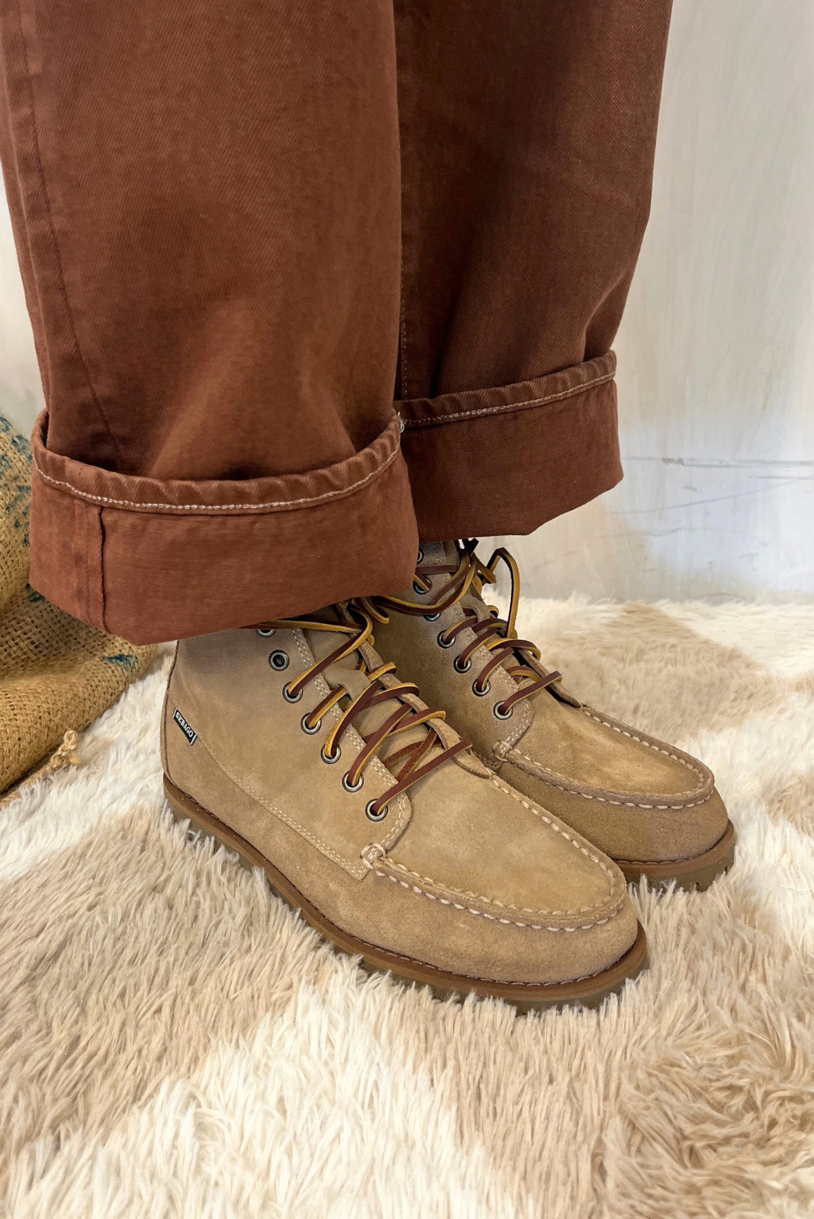 Stivaletto Parker in camoscio