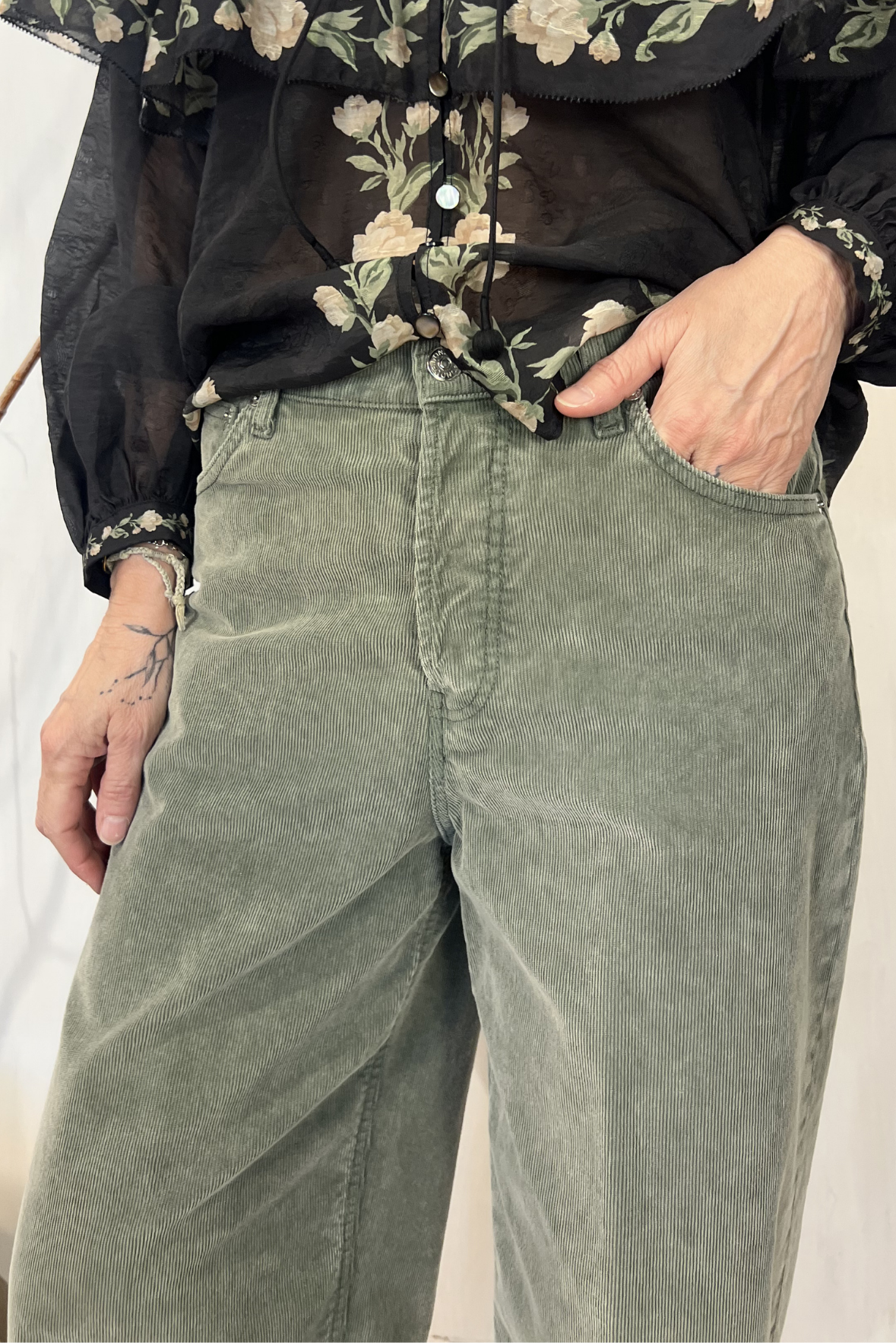Pantalone Dakota in velluto