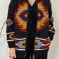 Maxi cardigan in lana merino