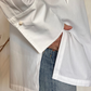 Camicia in popeline con gemelli