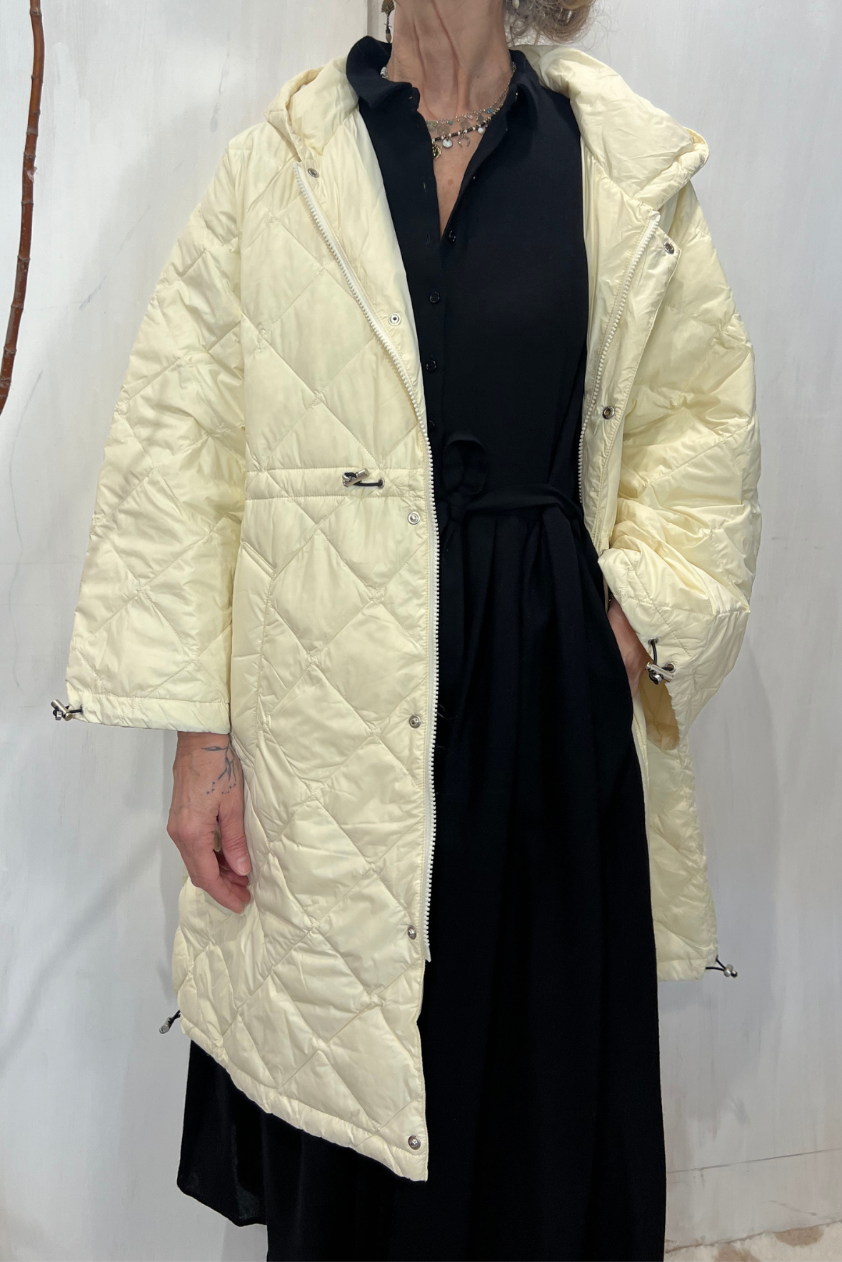 Parka over trapuntato