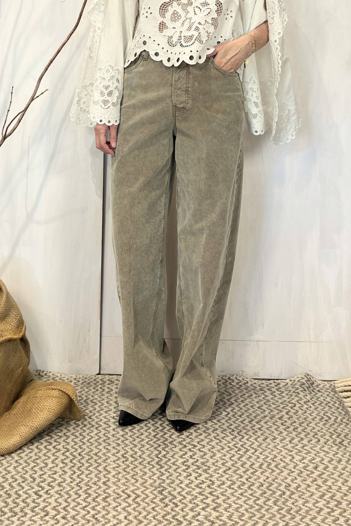 Pantalone Dakota in velluto