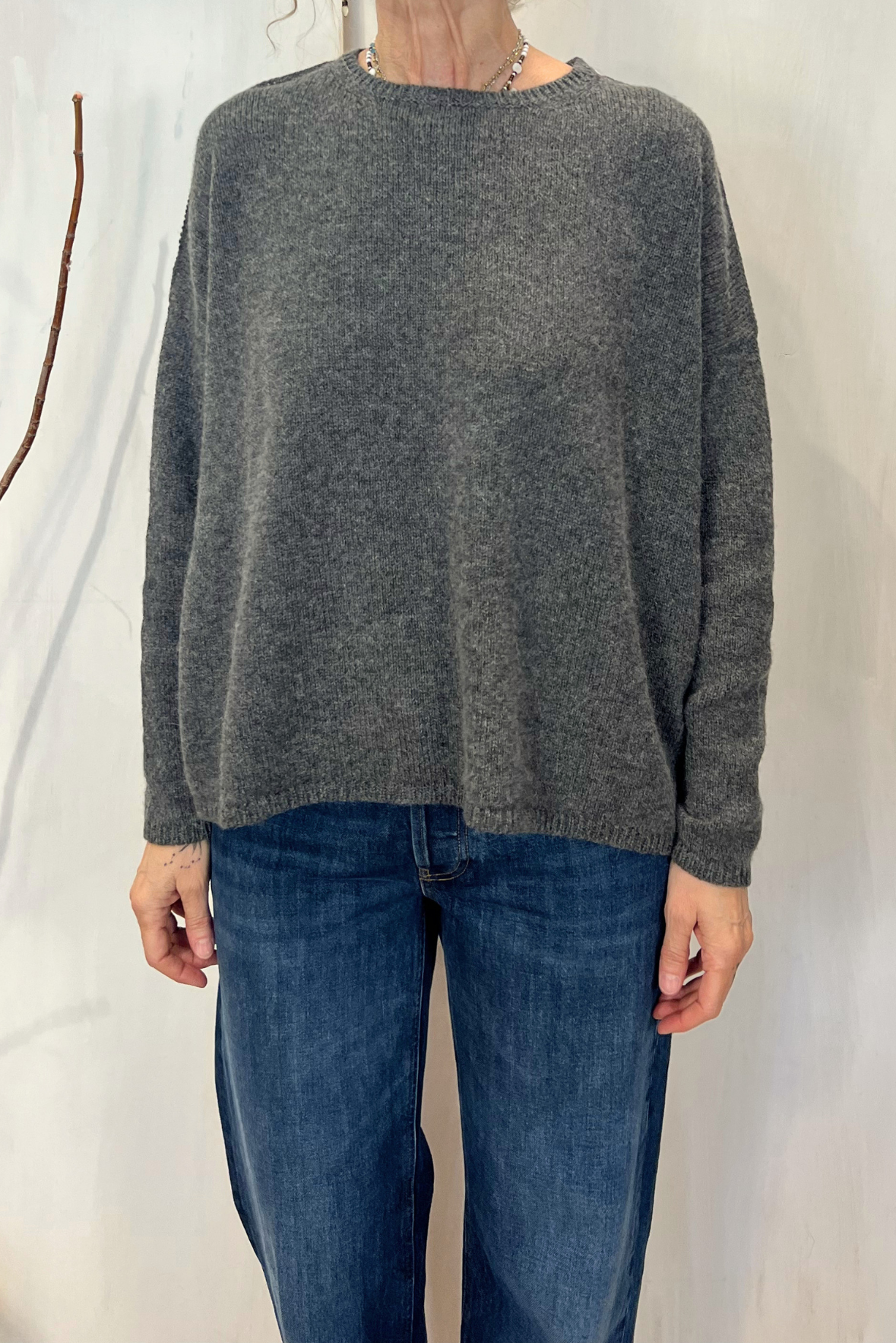 Maglia in cashmere e alpaca