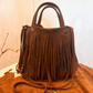 Mini shopper con frange