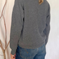 Cardigan a coste in lana