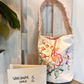 Borsa secchiello ricamato