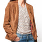 Blazer scamosciato