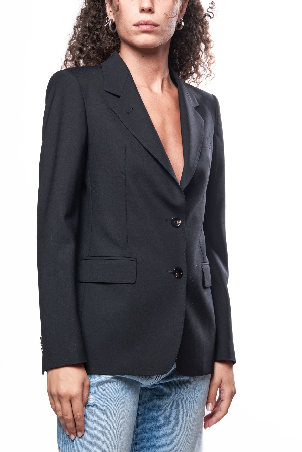 Giacca gabardina lana