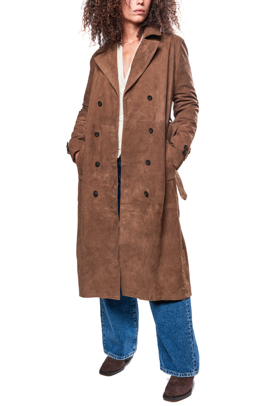 Cappotto in camoscio