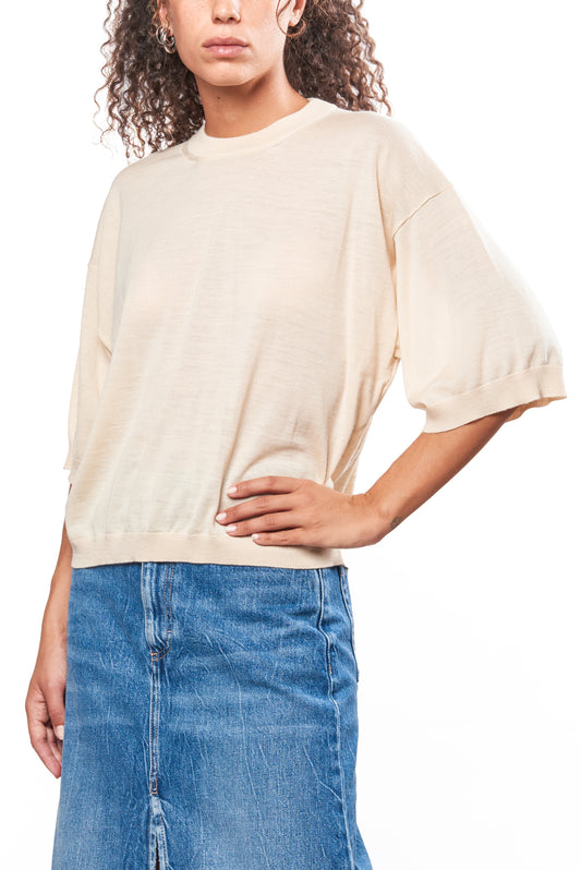 T-shirt over in lana