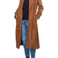 Cappotto in suede